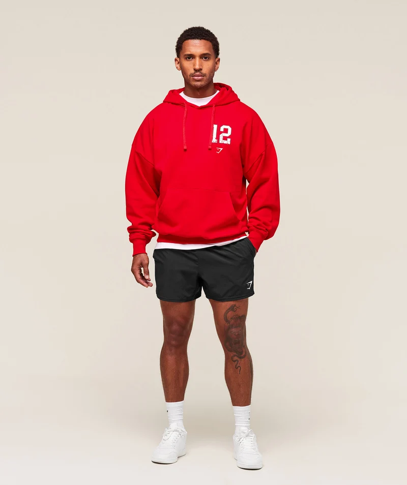 Gymshark Campus Hoodie - Athletic Red