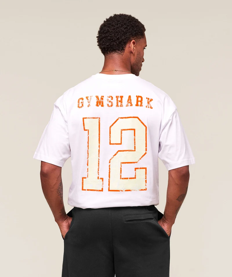 Gymshark Campus T-Shirt - White