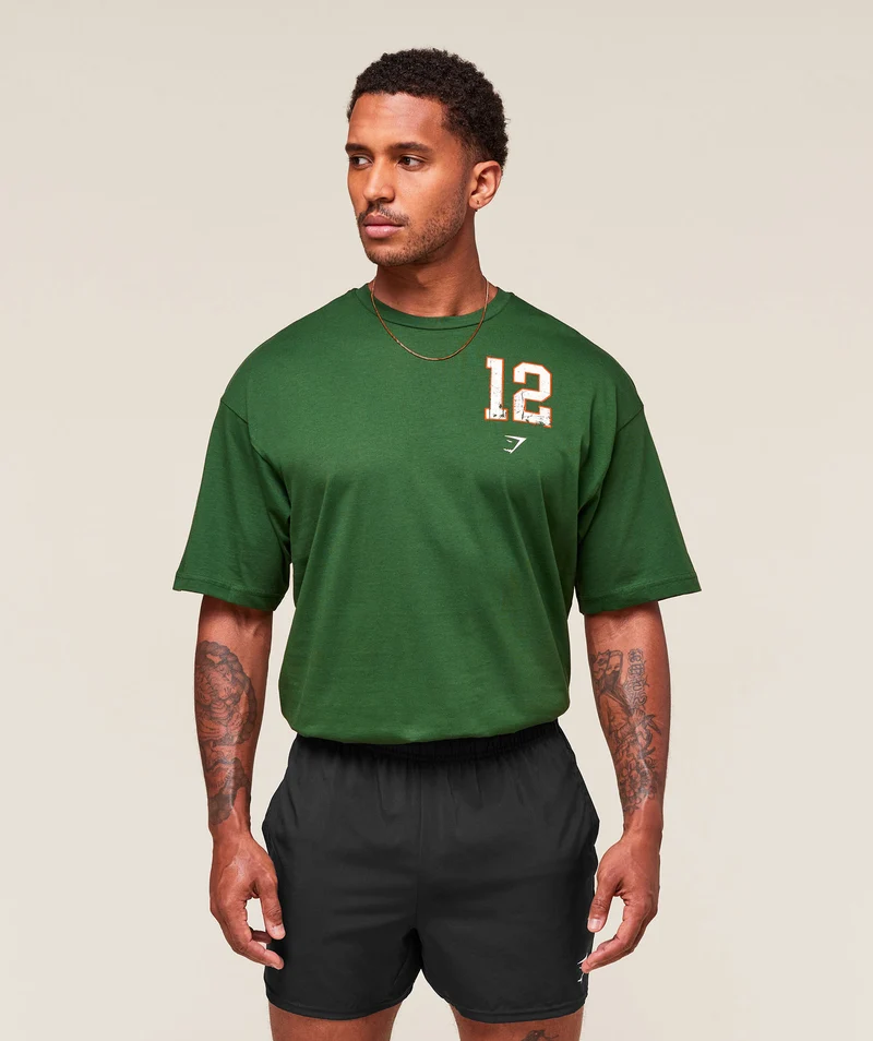Gymshark Campus T-Shirt - Athletic Green