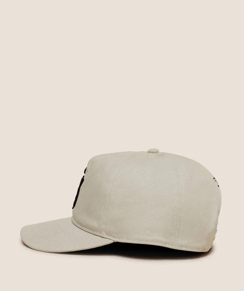 Gymshark Snapback Baseball Cap - Pebble Grey