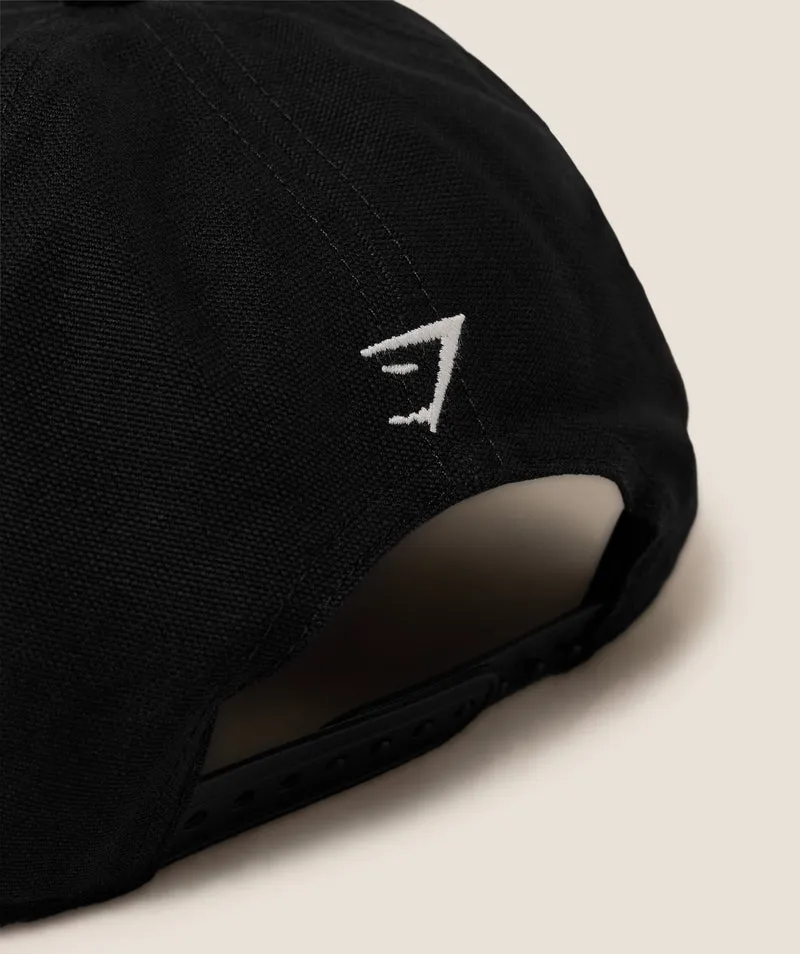 Gymshark Snapback Baseball Cap - Black
