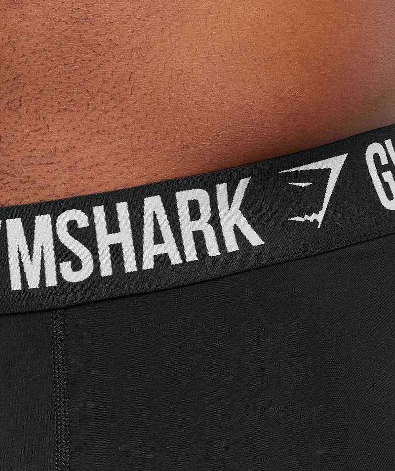 Gymshark Boxer Brief 3PK - Black/Silver Grey/White