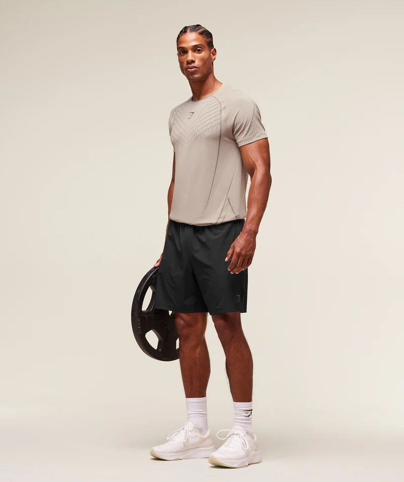 Gymshark Apex Seamless T-Shirt - Mushroom Grey/Pitch Grey