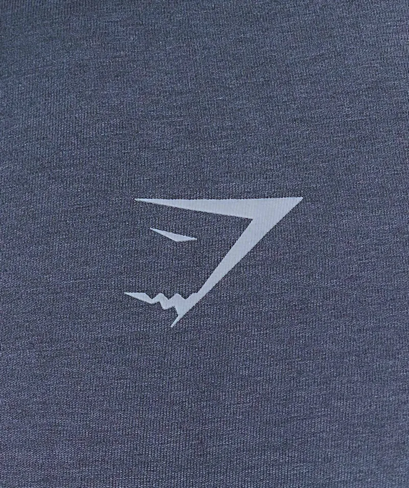 Gymshark Power Long Sleeve T-Shirt - Heavy Blue
