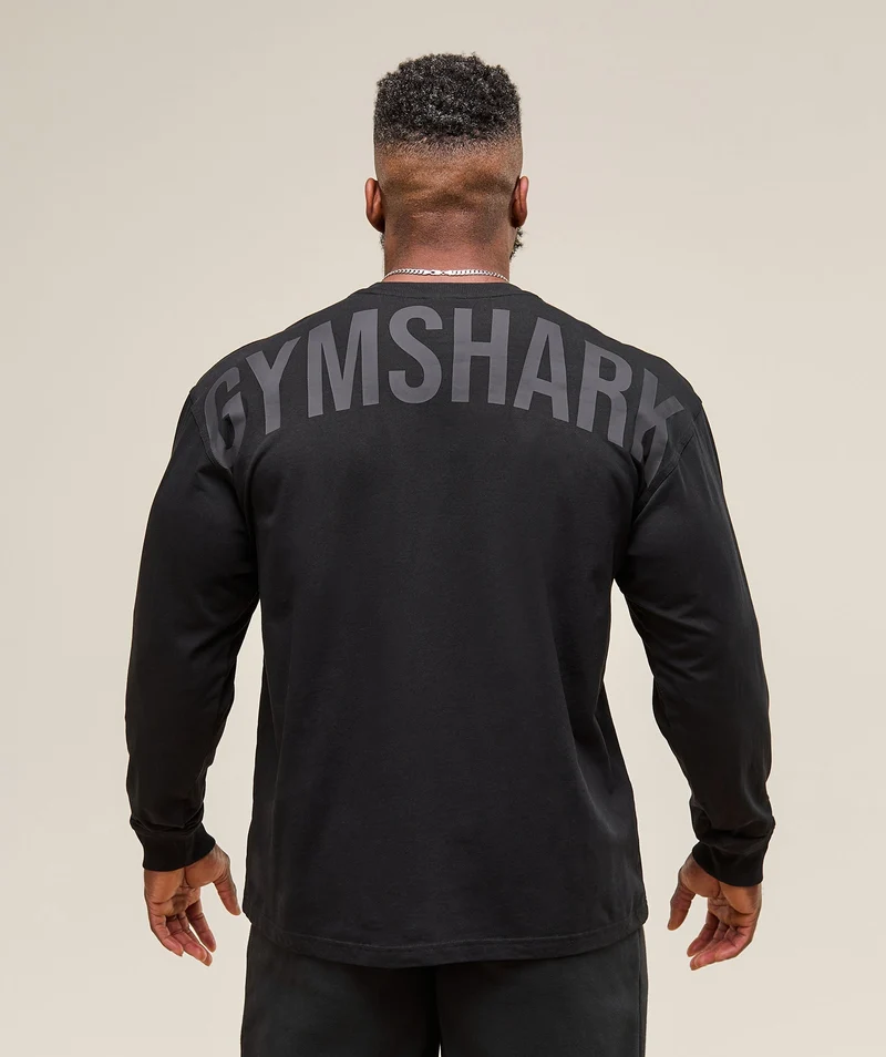 Gymshark Power Long Sleeve T-Shirt - Black