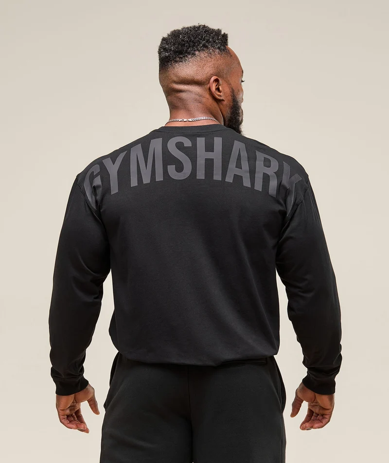 Gymshark Power Long Sleeve T-Shirt - Black