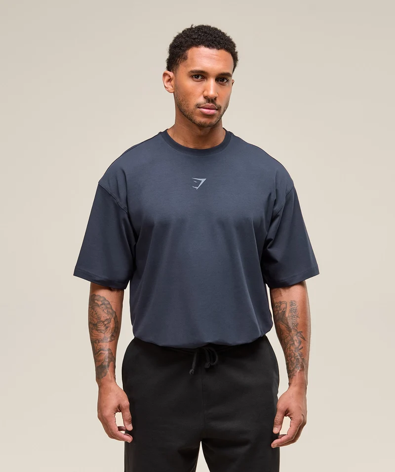 Gymshark Power T-Shirt - Heavy Blue