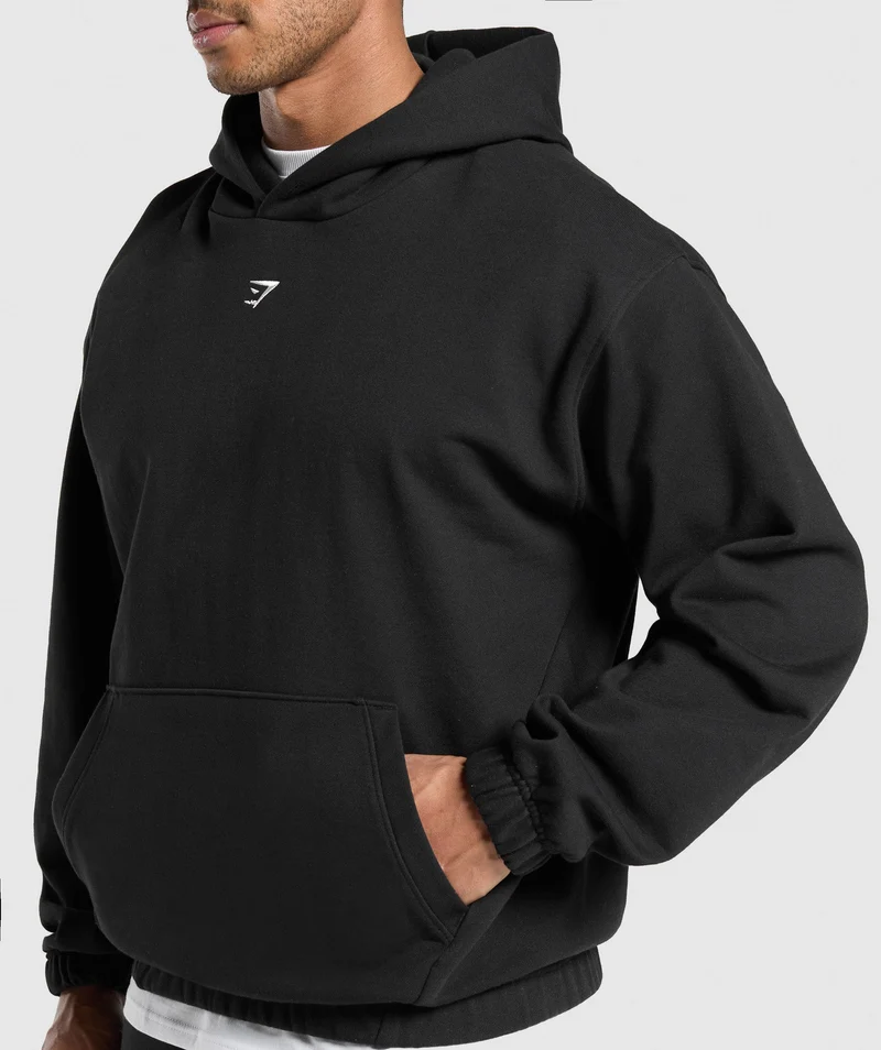 Gymshark Rest Day Essentials Hoodie - Black