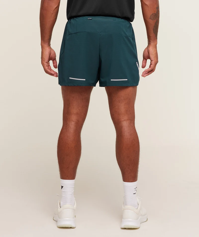 Gymshark Running 5" Shorts - Deep Petrol Blue
