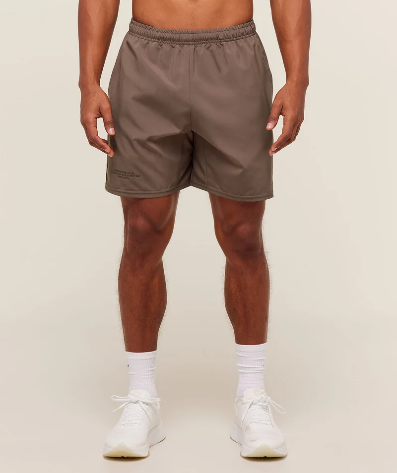 Gymshark Conditioning Club Shorts - Soft Brown/Archive Brown