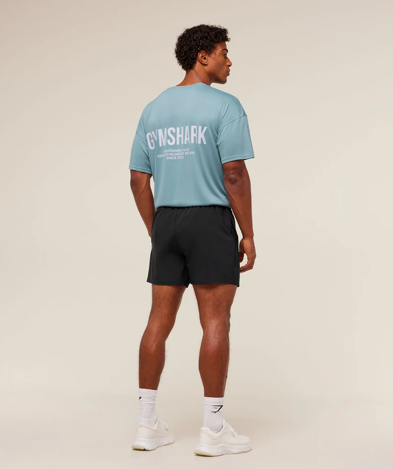 Gymshark Conditioning Club Oversized T-Shirt - Bench Blue