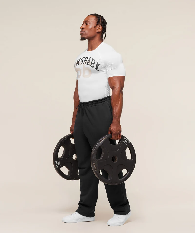 Gymshark Graphic Baselayer T-Shirt - White