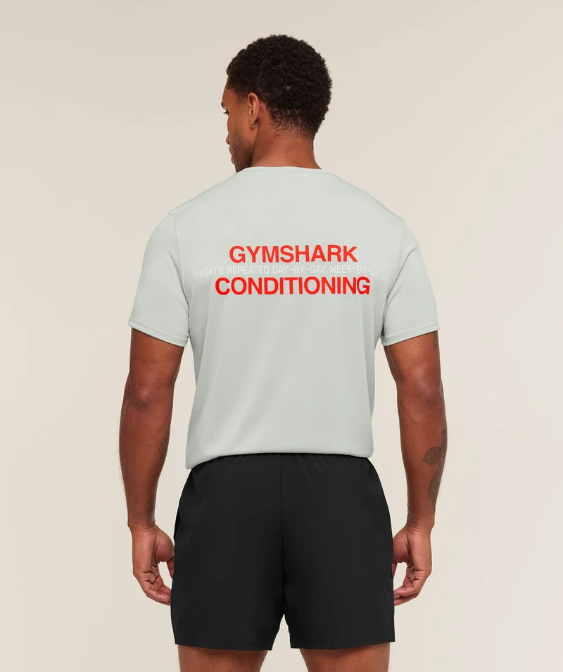 Gymshark Conditioning T-Shirt - Light Grey