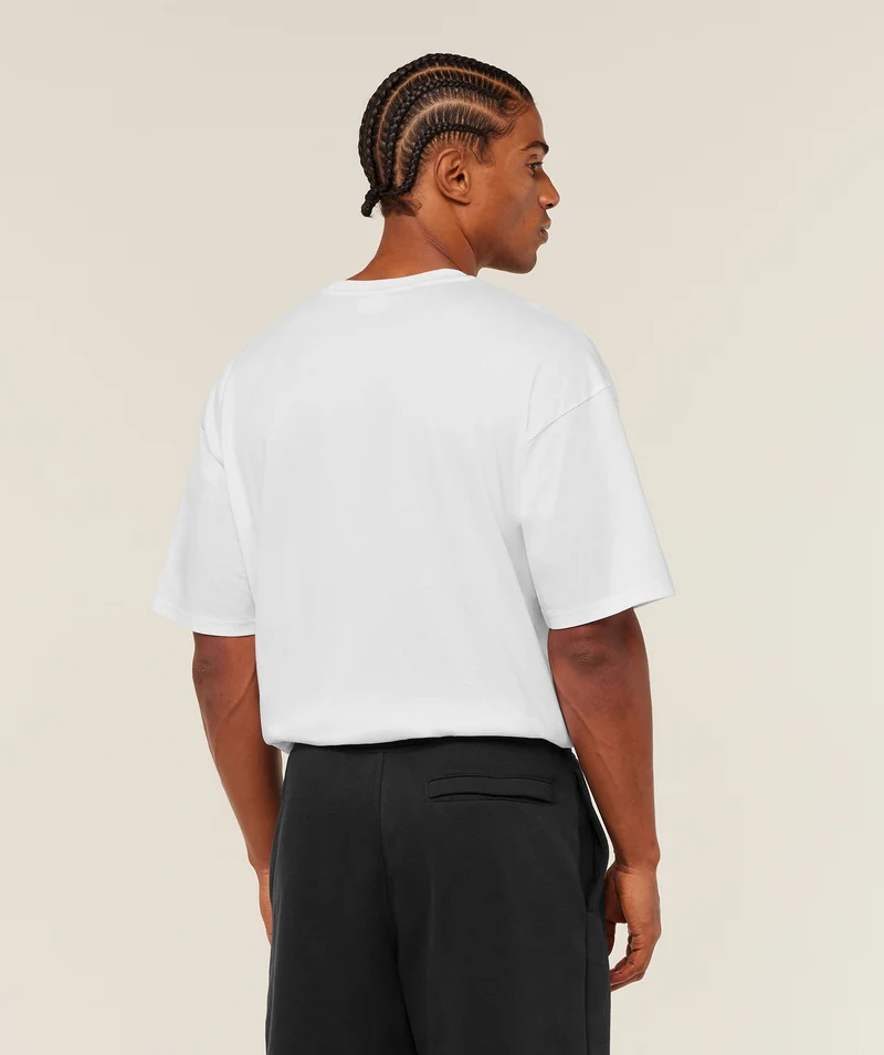 Gymshark Crest Oversized T-Shirt - White