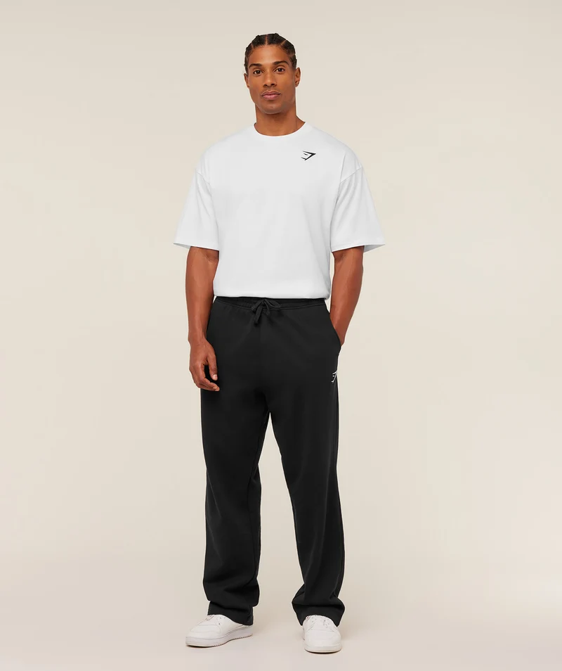 Gymshark Crest Oversized T-Shirt - White