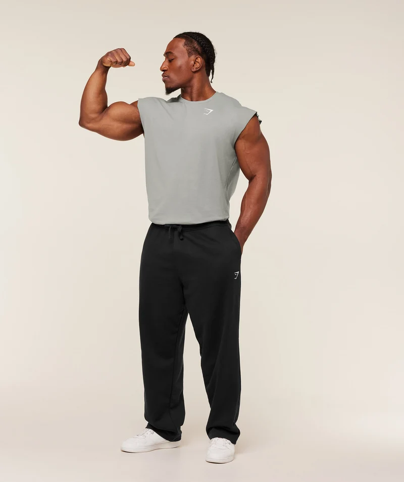 Gymshark Critical Cut Off Tank - Smokey Grey