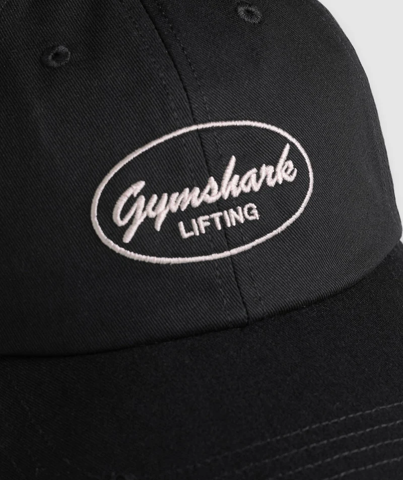 Gymshark Old School Lifting Cap - Black