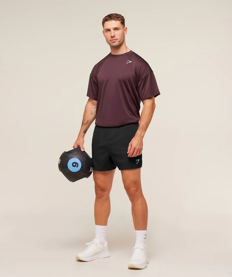 Gymshark Arrival Oversized T-Shirt - Cherry Purple