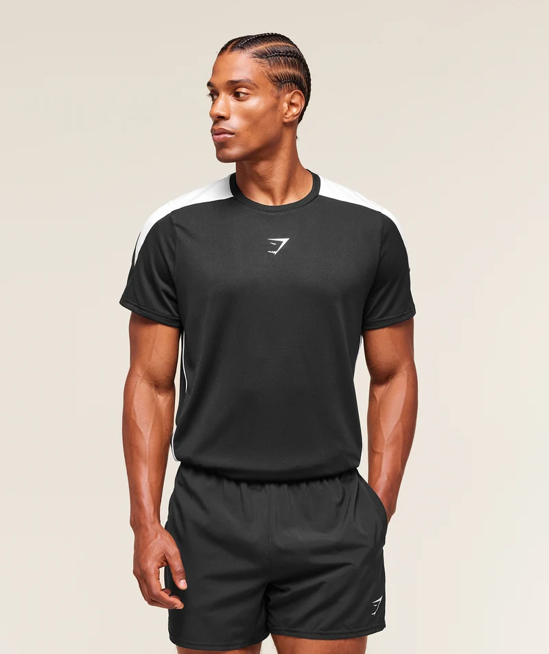 Gymshark Arrival Block T-Shirt - Black
