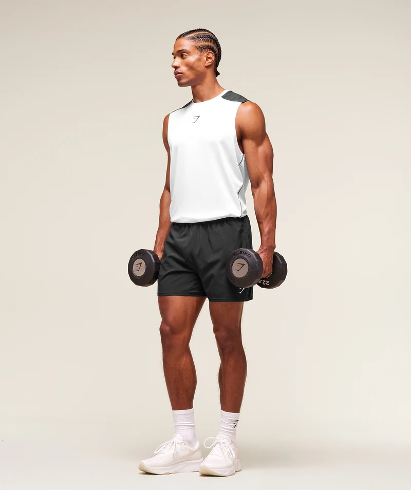Gymshark Arrival Block Tank - White