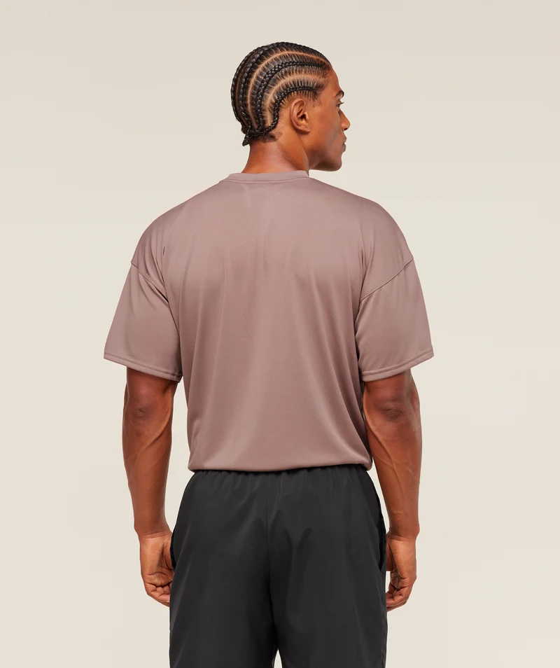 Gymshark Arrival Oversized T-Shirt - Chestnut Pink