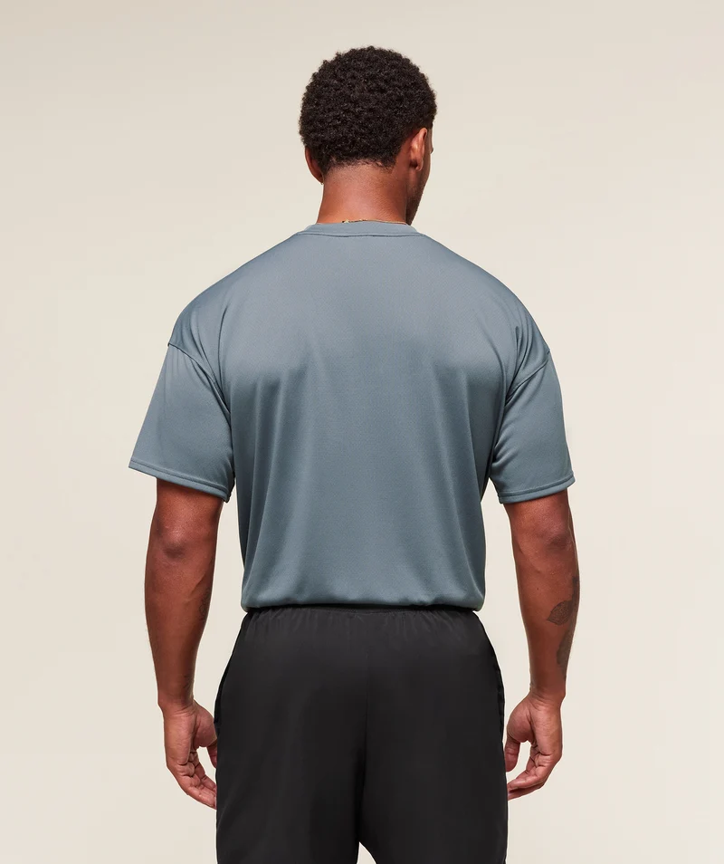 Gymshark Arrival Oversized T-Shirt - Iron Blue