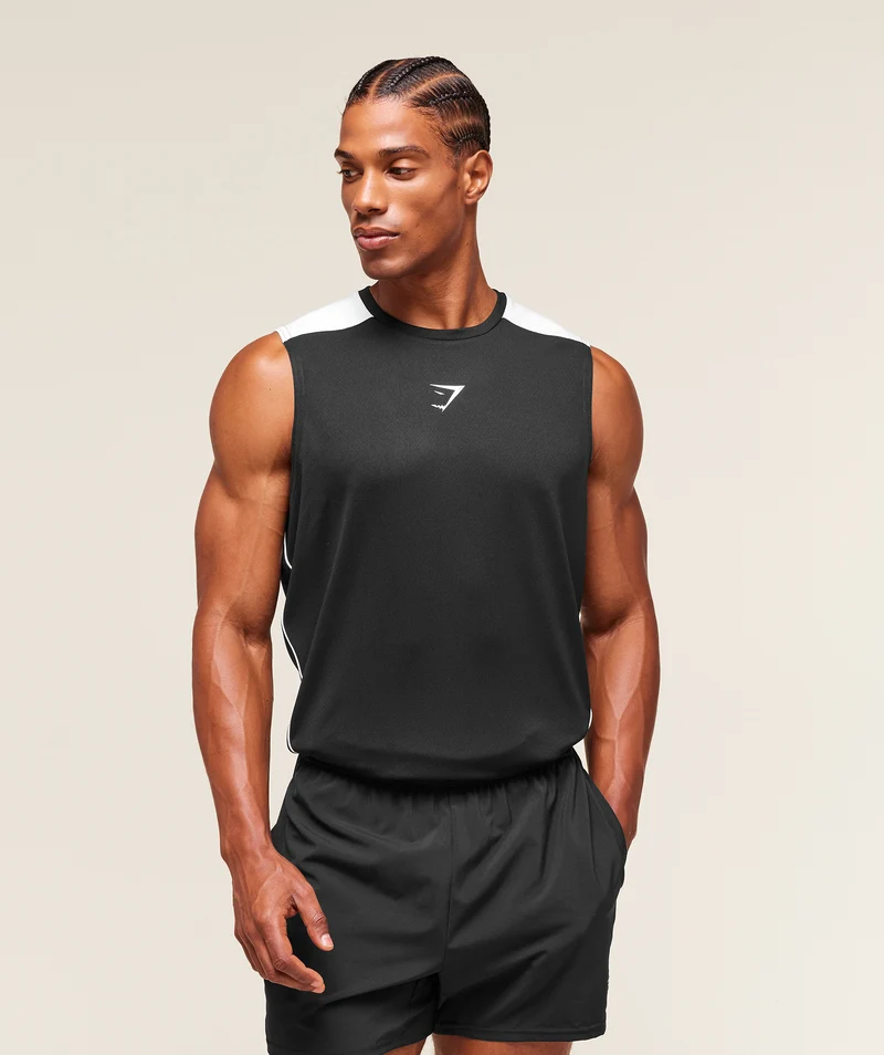 Gymshark Arrival Block Tank - Black