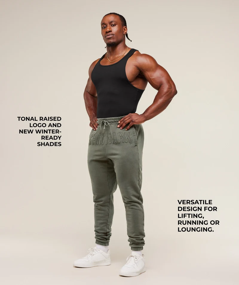 Gymshark Power Washed Joggers - Strength Green