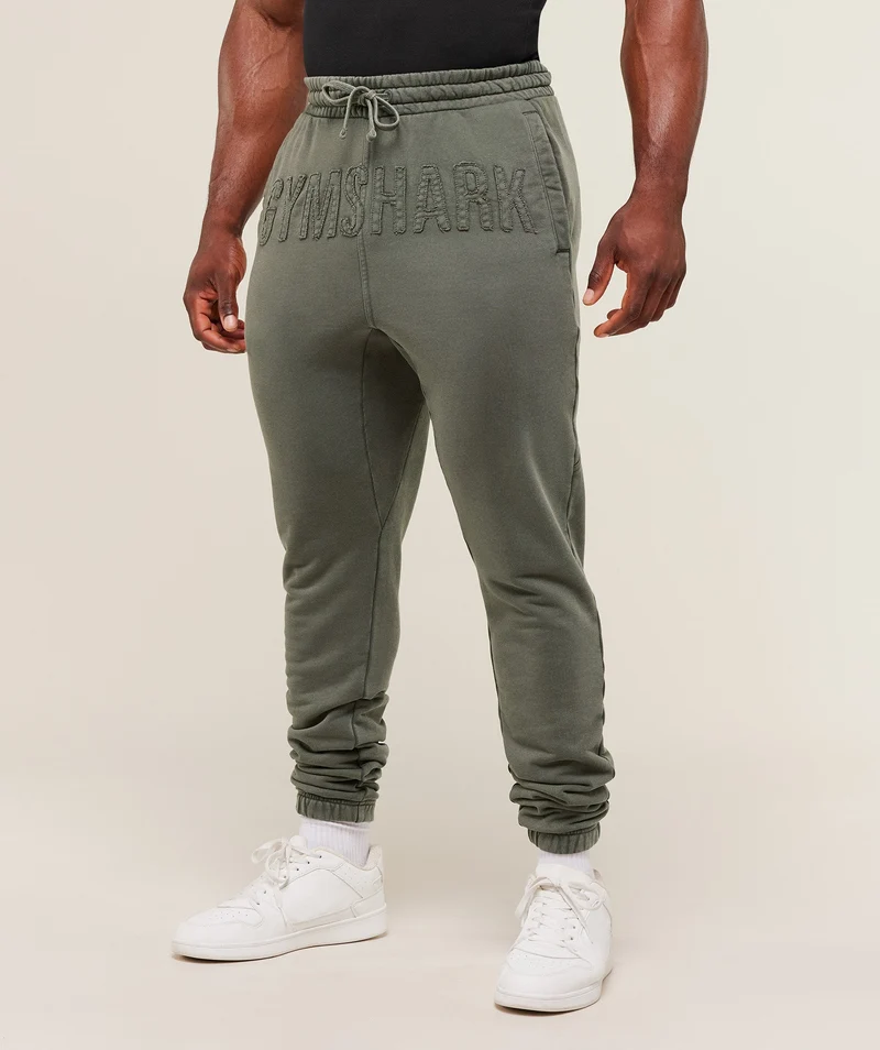 Gymshark Power Washed Joggers - Strength Green