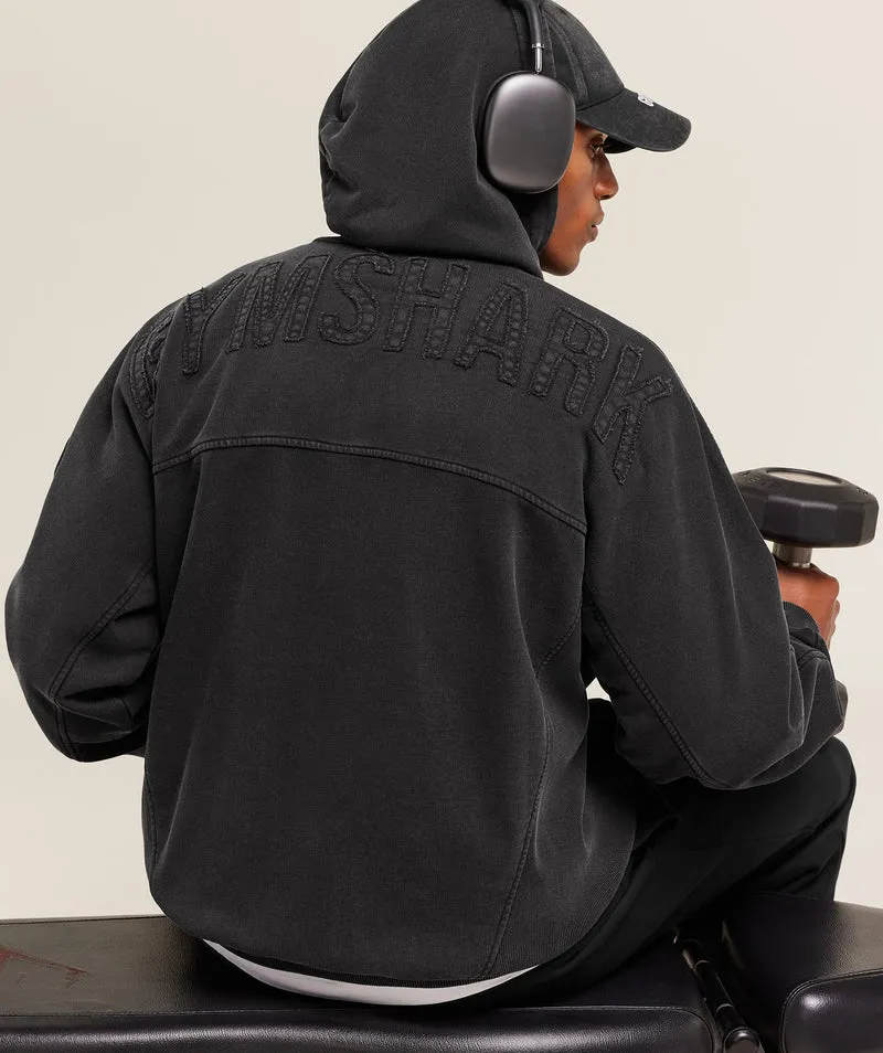 Gymshark Power Washed Hoodie - Black