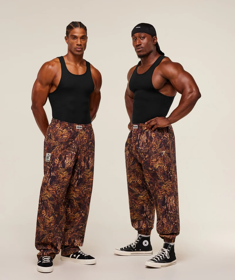 Gymshark Straight Leg Pumper Pants - Spiced Brown
