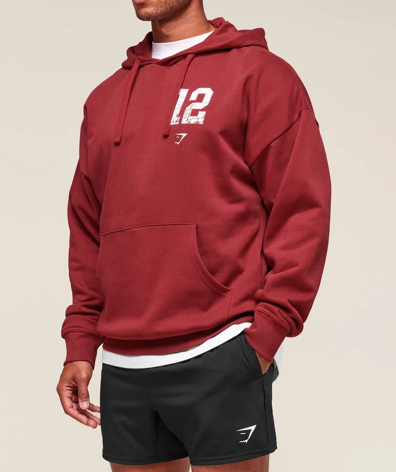 Gymshark Campus Hoodie - Athletic Burgundy