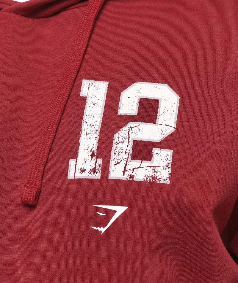 Gymshark Campus Hoodie - Athletic Burgundy