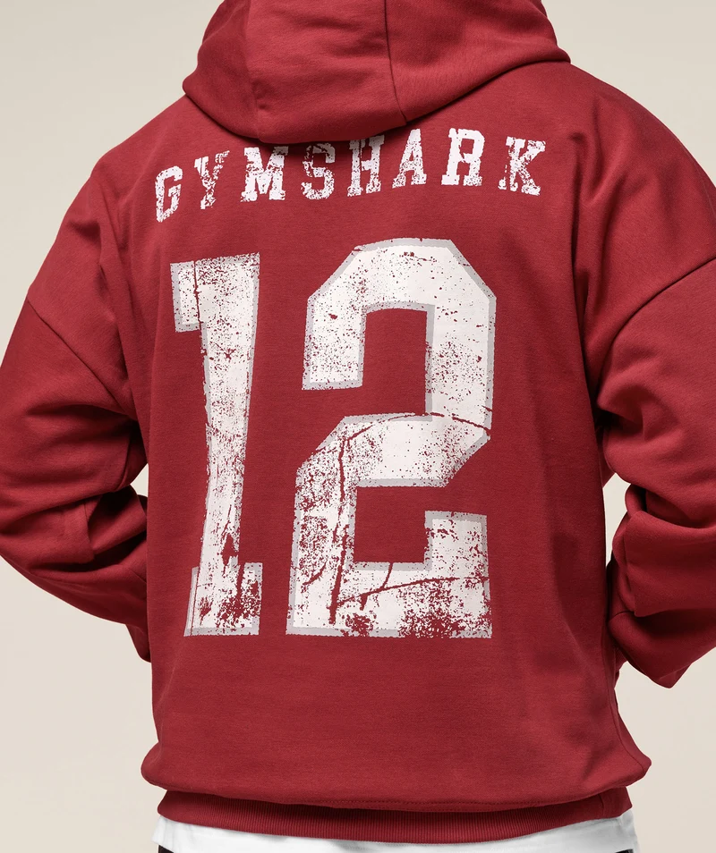 Gymshark Campus Hoodie - Athletic Burgundy