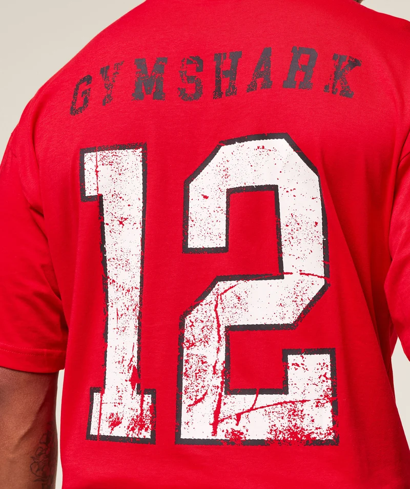Gymshark Campus T-Shirt - Athletic Red