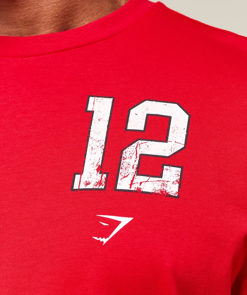 Gymshark Campus T-Shirt - Athletic Red