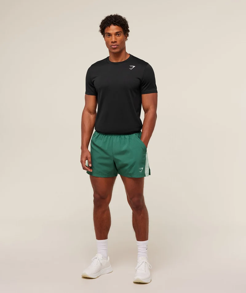 Gymshark Sport 5" Shorts - Lift Green/Clay Green