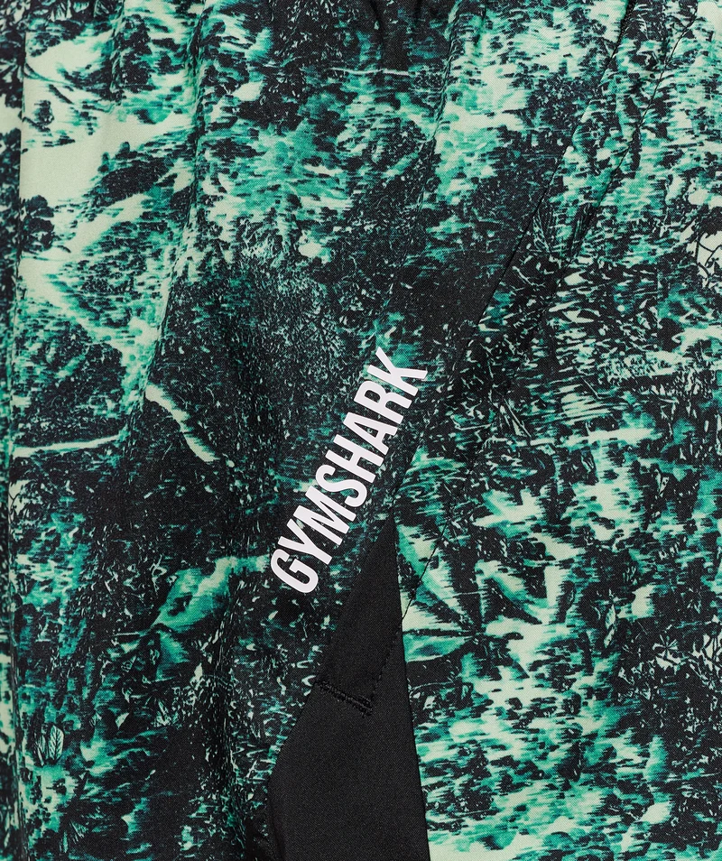 Gymshark Sport 7" 2-in-1 Shorts - Active Green/Black