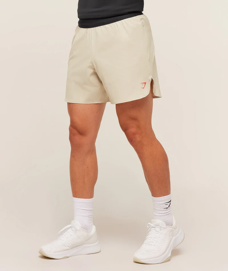 Gymshark Fit Repeat 6" Shorts - Pebble Grey