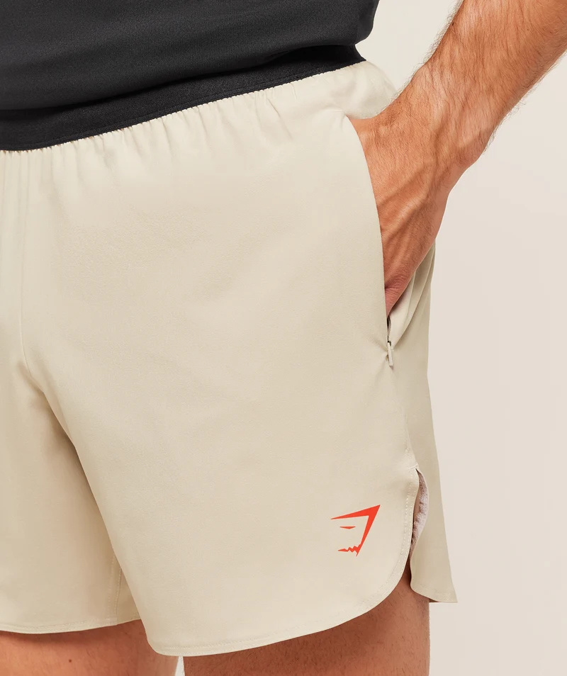 Gymshark Fit Repeat 6" Shorts - Pebble Grey