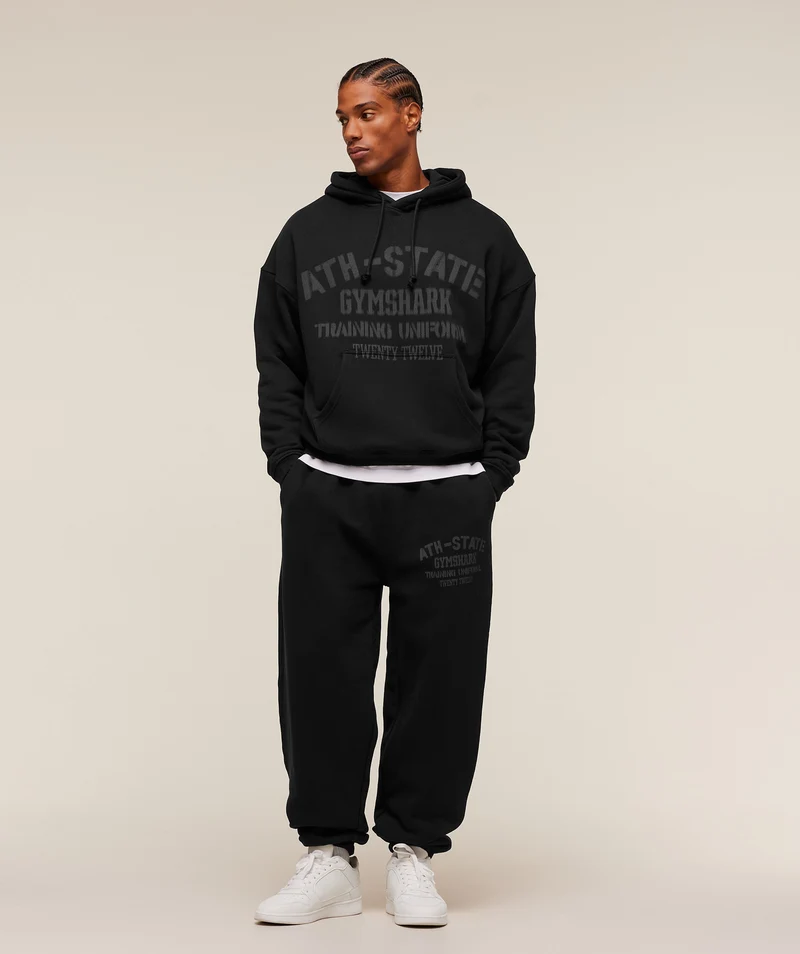 Gymshark Collegiate Hoodie - Black