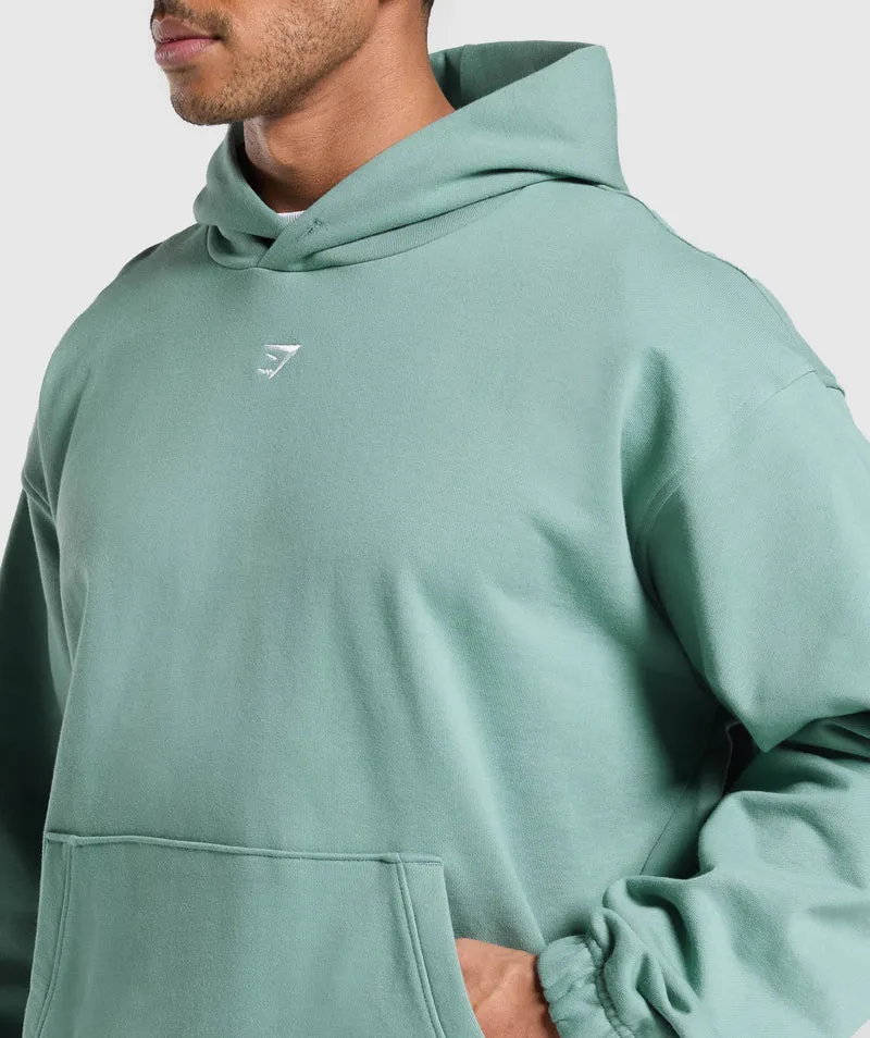 Gymshark Rest Day Essentials Hoodie - Celeste Blue