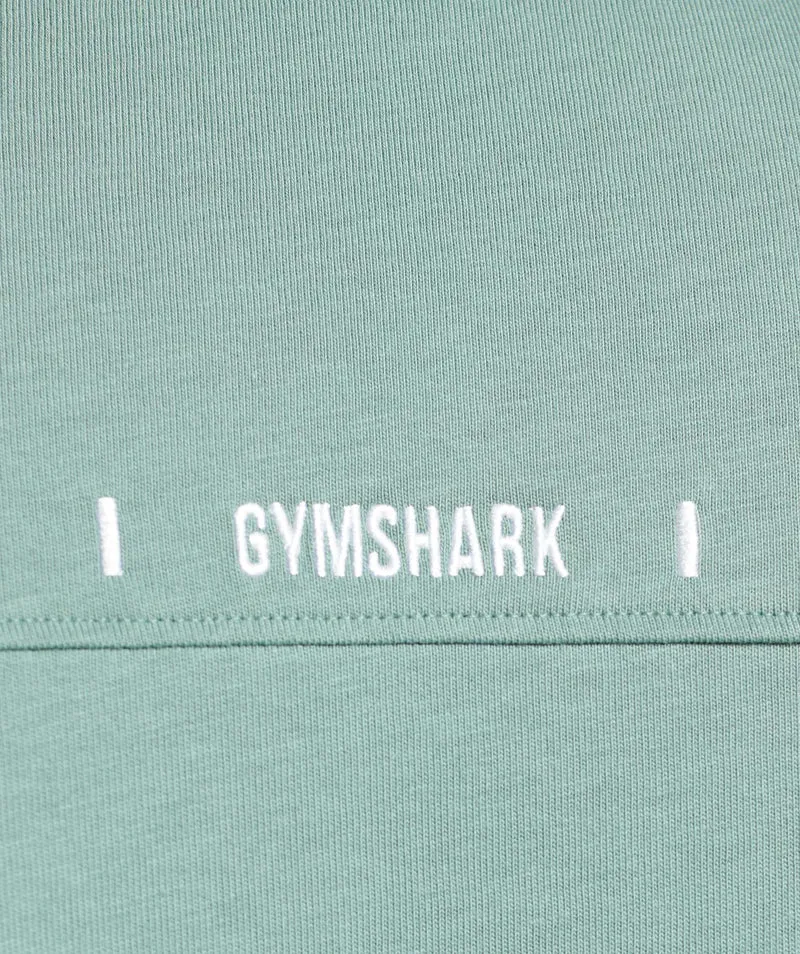 Gymshark Rest Day Essentials Boxy T-Shirt - Celeste Blue