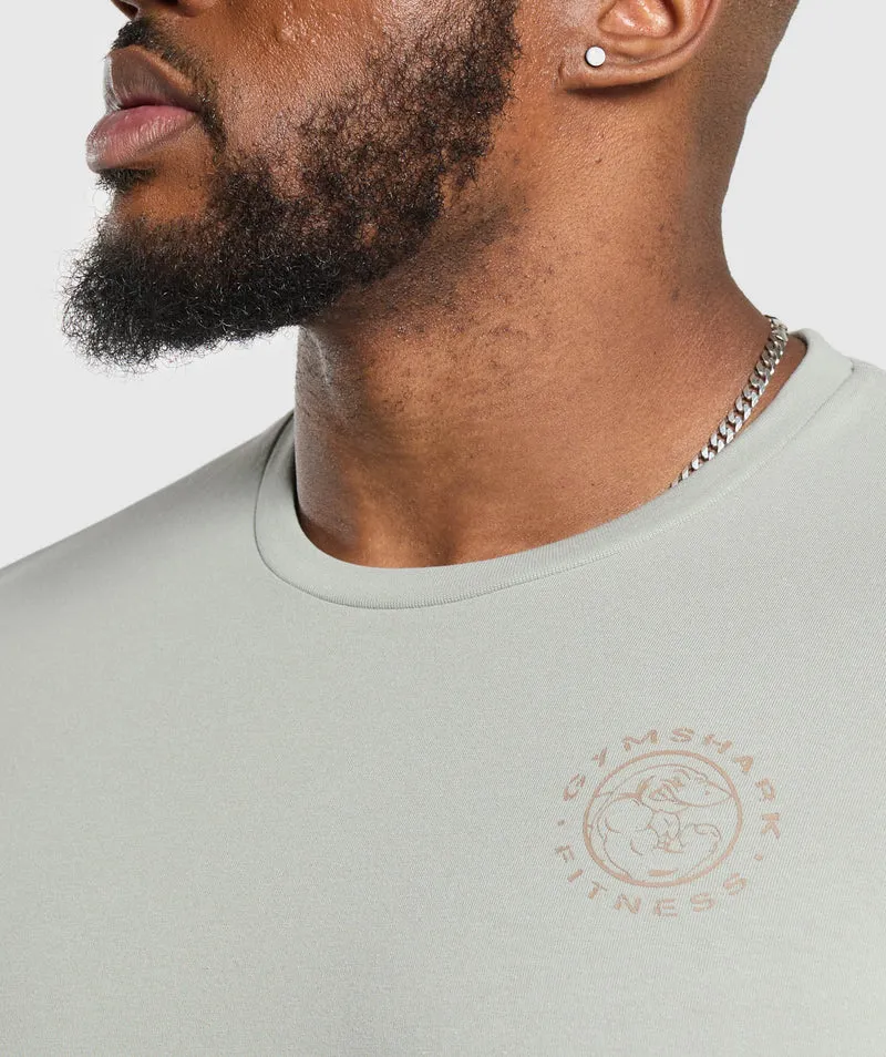 Gymshark Legacy T-Shirt - Stone Grey