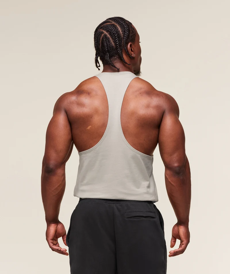 Gymshark Legacy Stringer - Stone Grey
