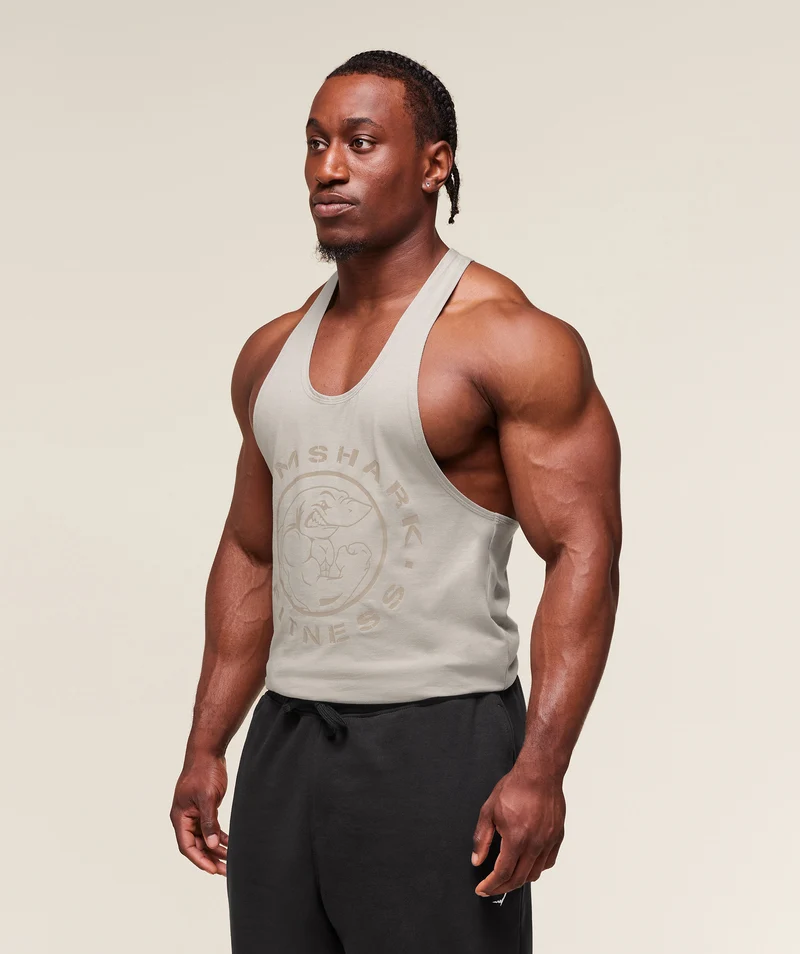 Gymshark Legacy Stringer - Stone Grey