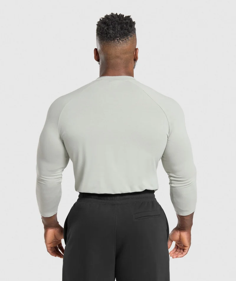 Gymshark Legacy Henley - Stone Grey