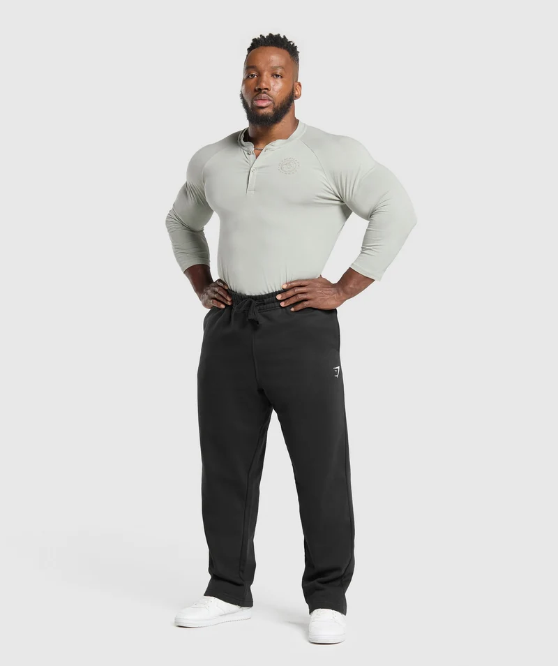 Gymshark Legacy Henley - Stone Grey