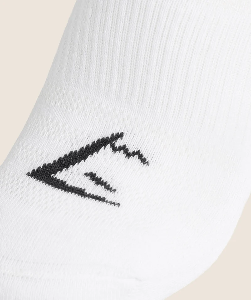 Gymshark Trainer Sock 3pk - White
