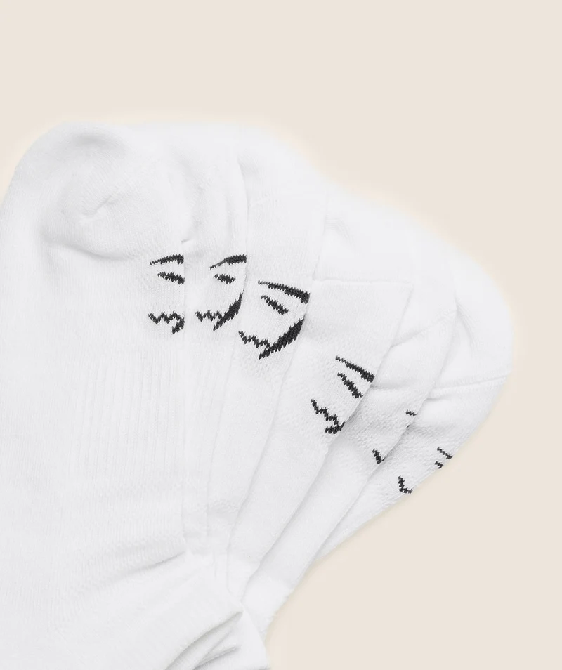 Gymshark Trainer Sock 3pk - White